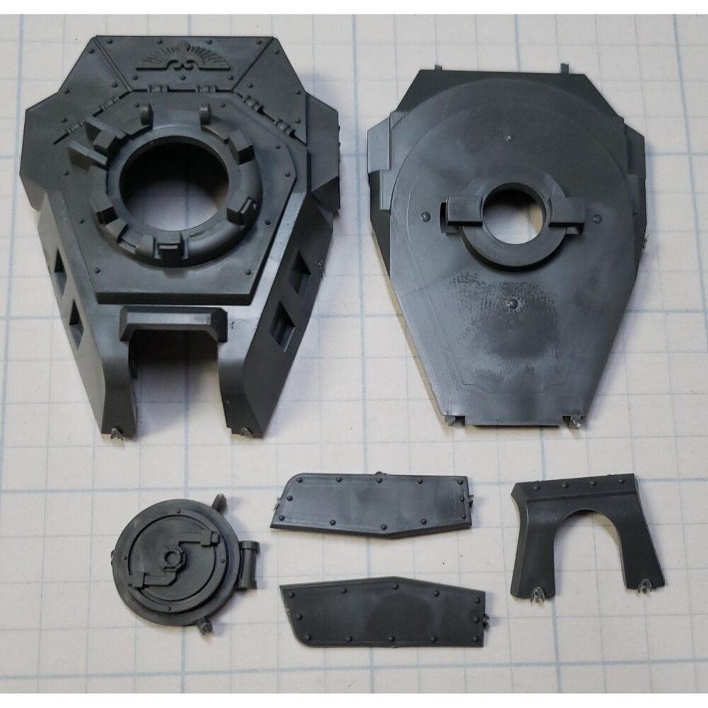 Warhammer 40k Astra Militarum Bits LRM Leman Russ Tank Turret - Picture 2 of 3